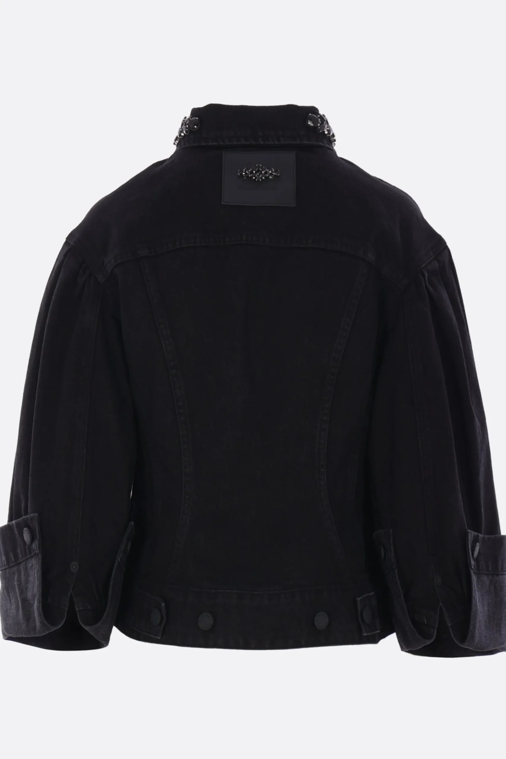 Women SIMONE ROCHA Sculpted cropped jacket in denim