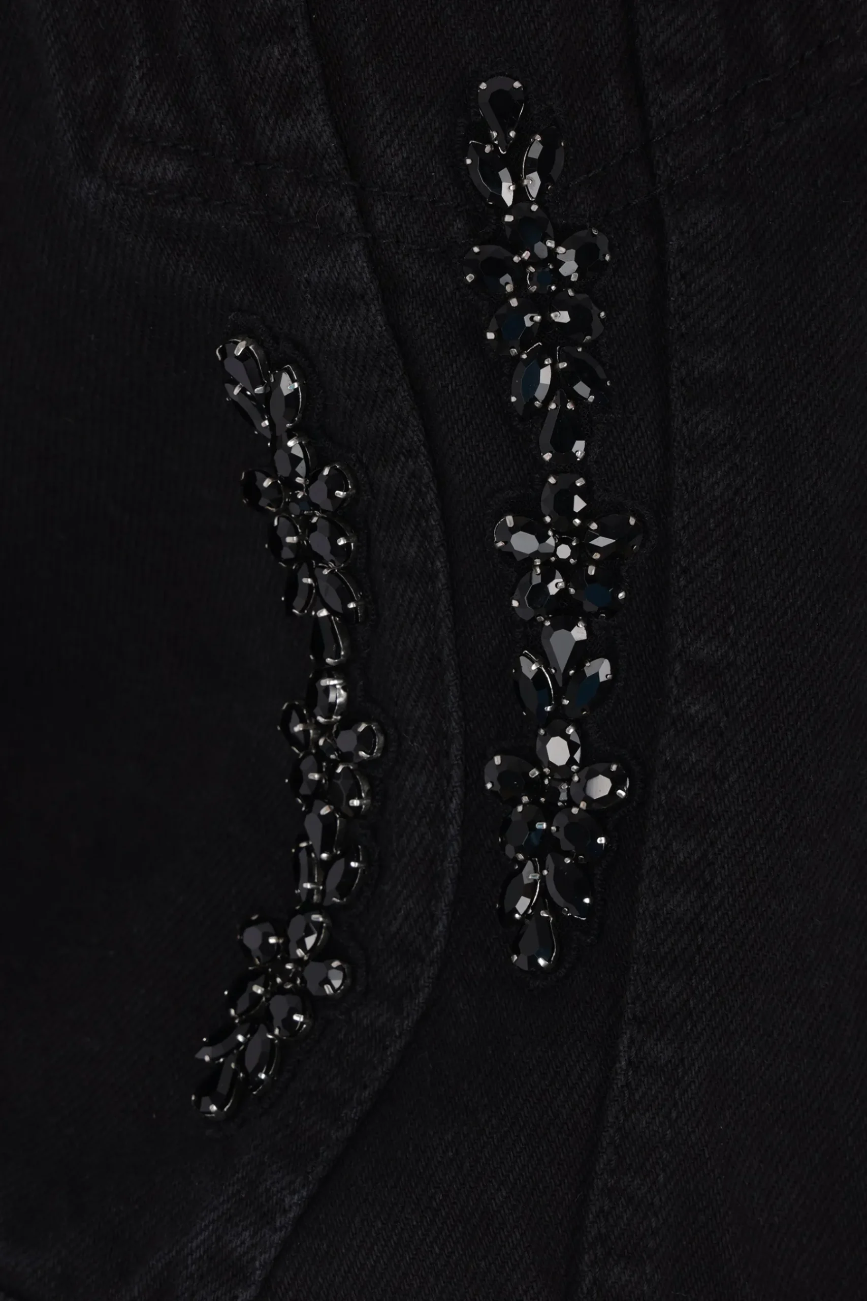 Women SIMONE ROCHA Sculpted cropped jacket in denim