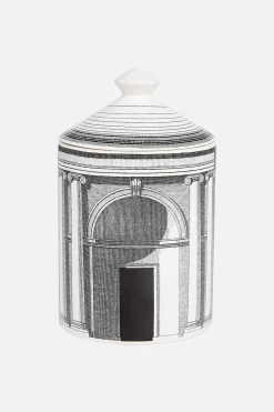 FORNASETTI Se Poi scented candle with Architettura Décor