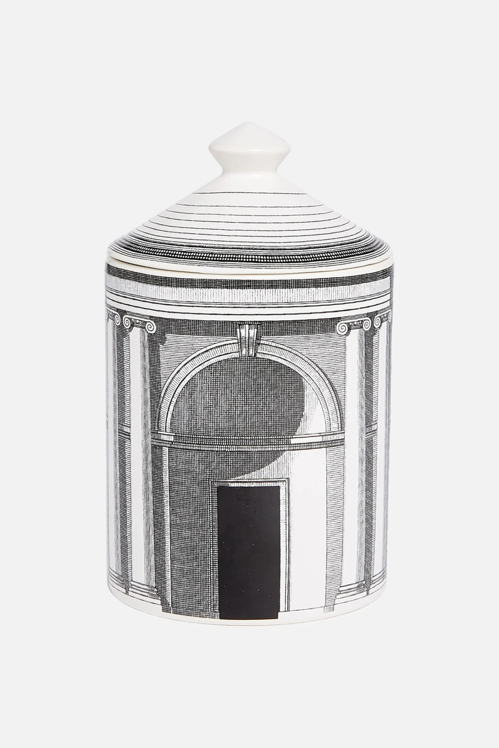 FORNASETTI Se Poi scented candle with Architettura Décor