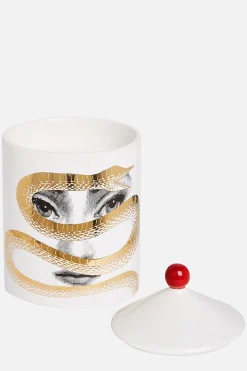 FORNASETTI Se Poi scented candle with Peccato Originale Décor