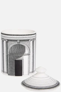 FORNASETTI Se Poi scented candle with Architettura Décor