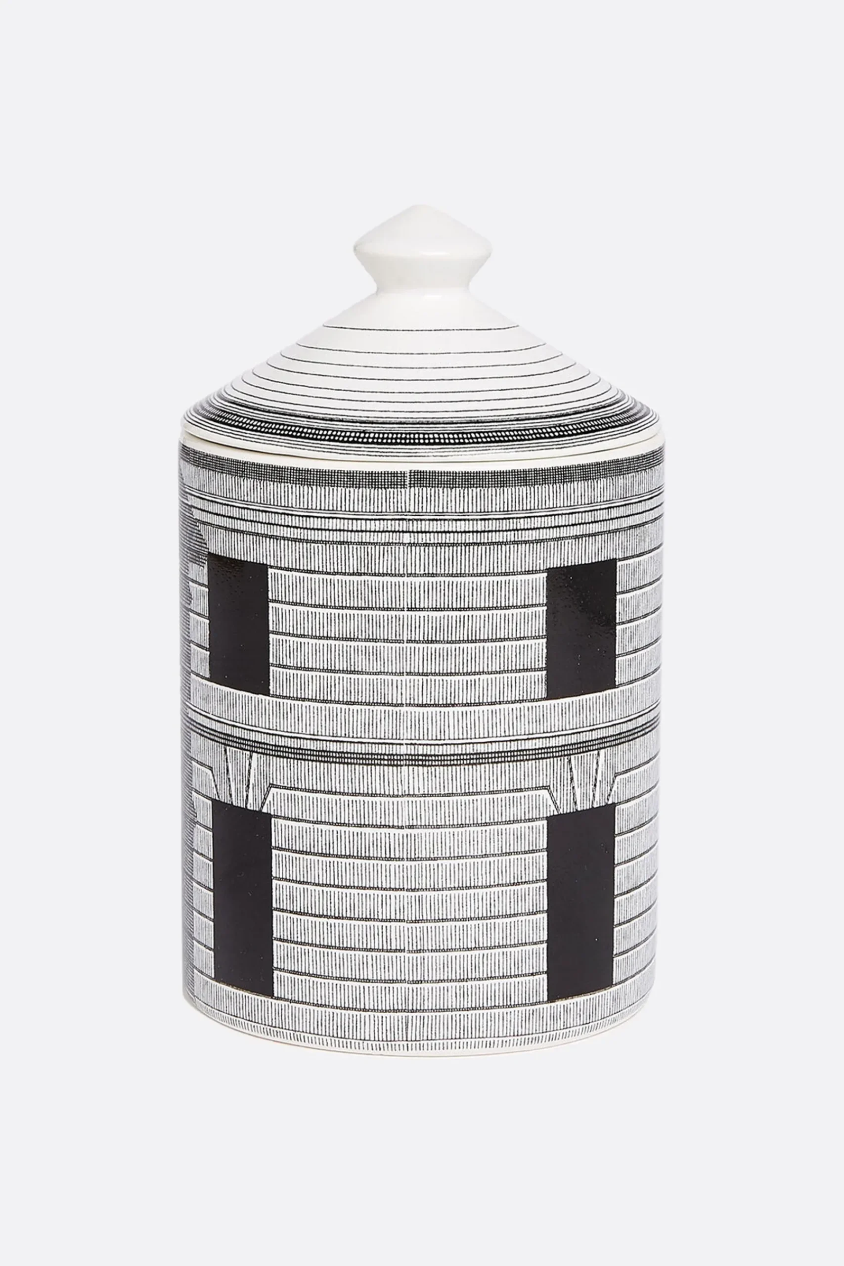 FORNASETTI Se Poi scented candle with Architettura Décor