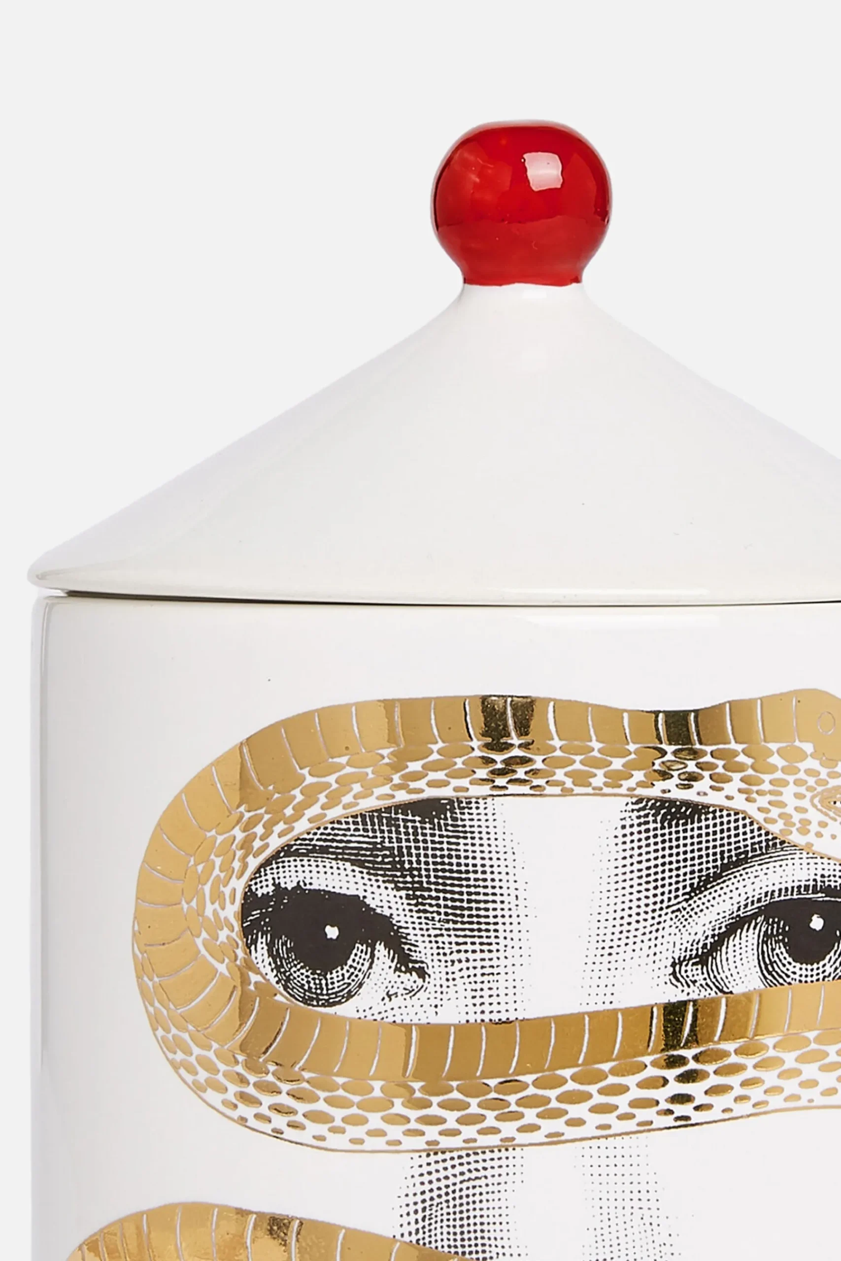 FORNASETTI Se Poi scented candle with Peccato Originale Décor