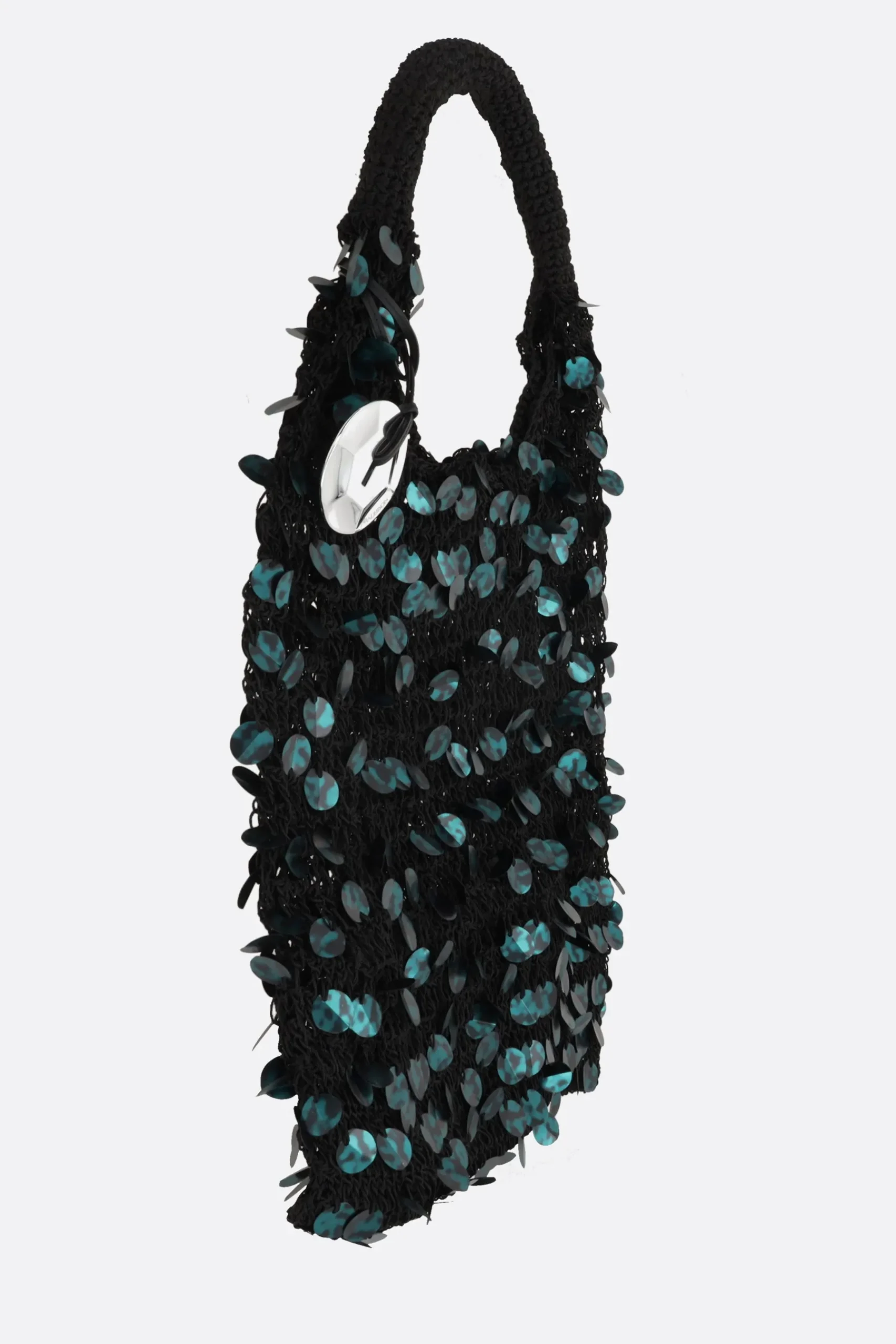 Women JW ANDERSON sequin mesh hobo bag