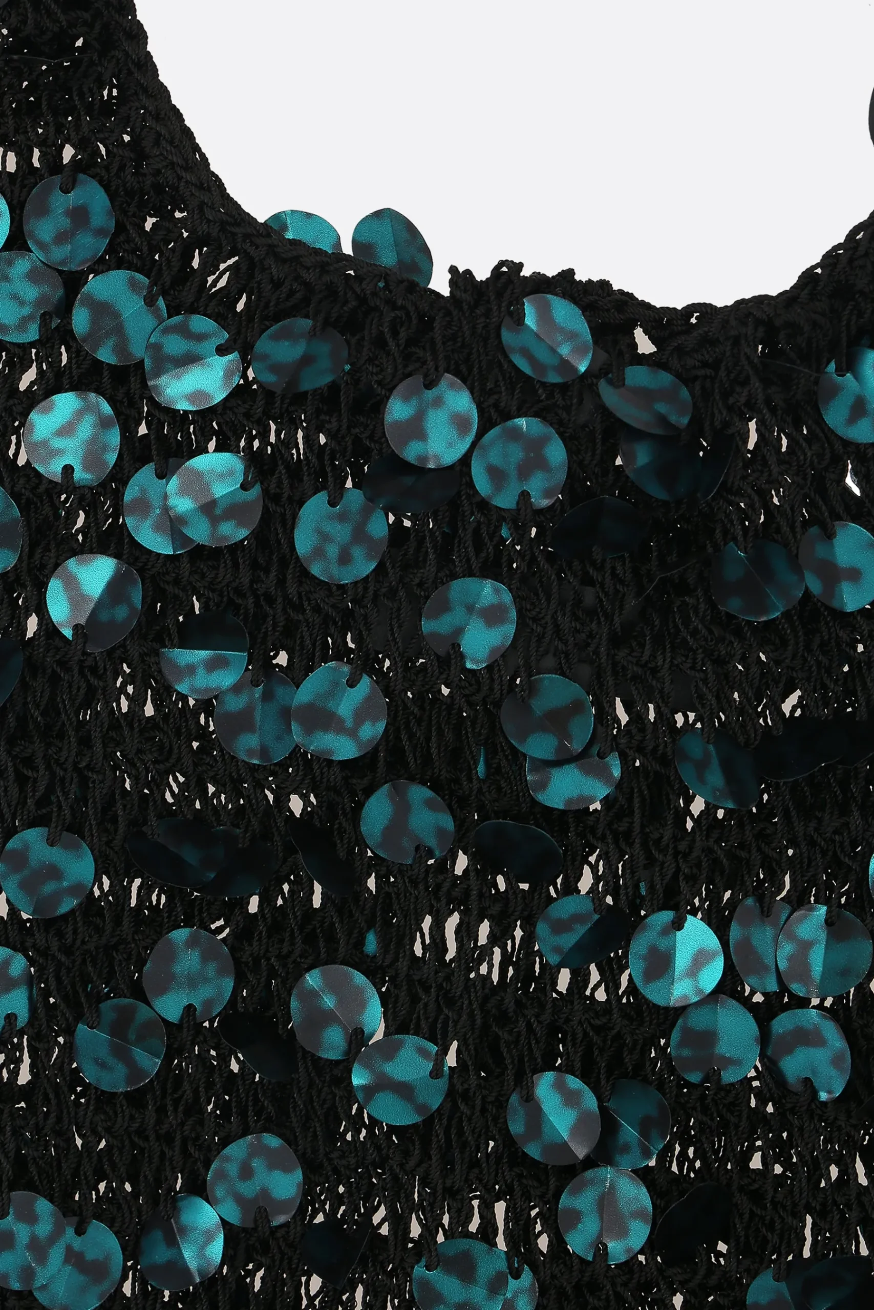 Women JW ANDERSON sequin mesh hobo bag