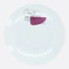 CASSINA Service Prunier: porcelain two flat plate set