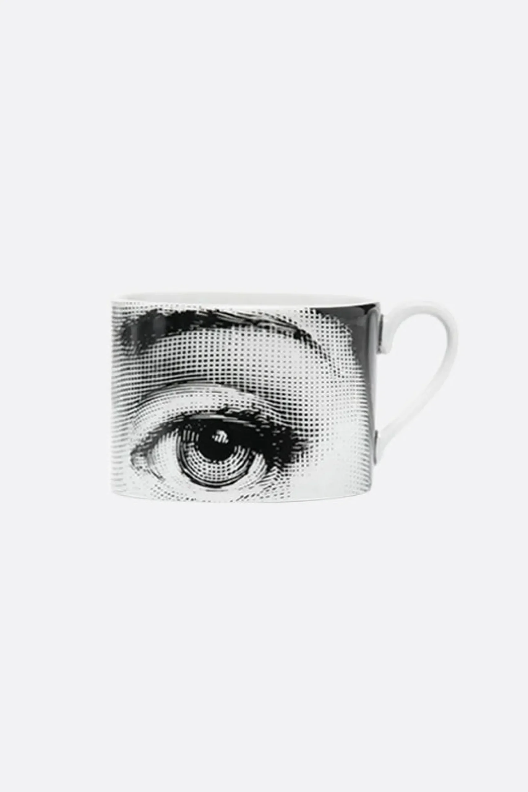 FORNASETTI set of six Tema e Variazioni N° 1 tea cups