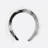 Women NICCOLÒ PASQUALETTI Sfocatura headband in velvet with sequins