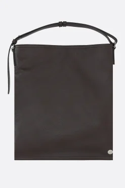 Women BORAGNO X 10 CORSO COMO Sharp large hobo bag in grainy leather