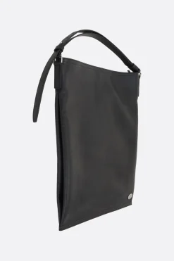 Women BORAGNO X 10 CORSO COMO Sharp large hobo bag in grainy leather