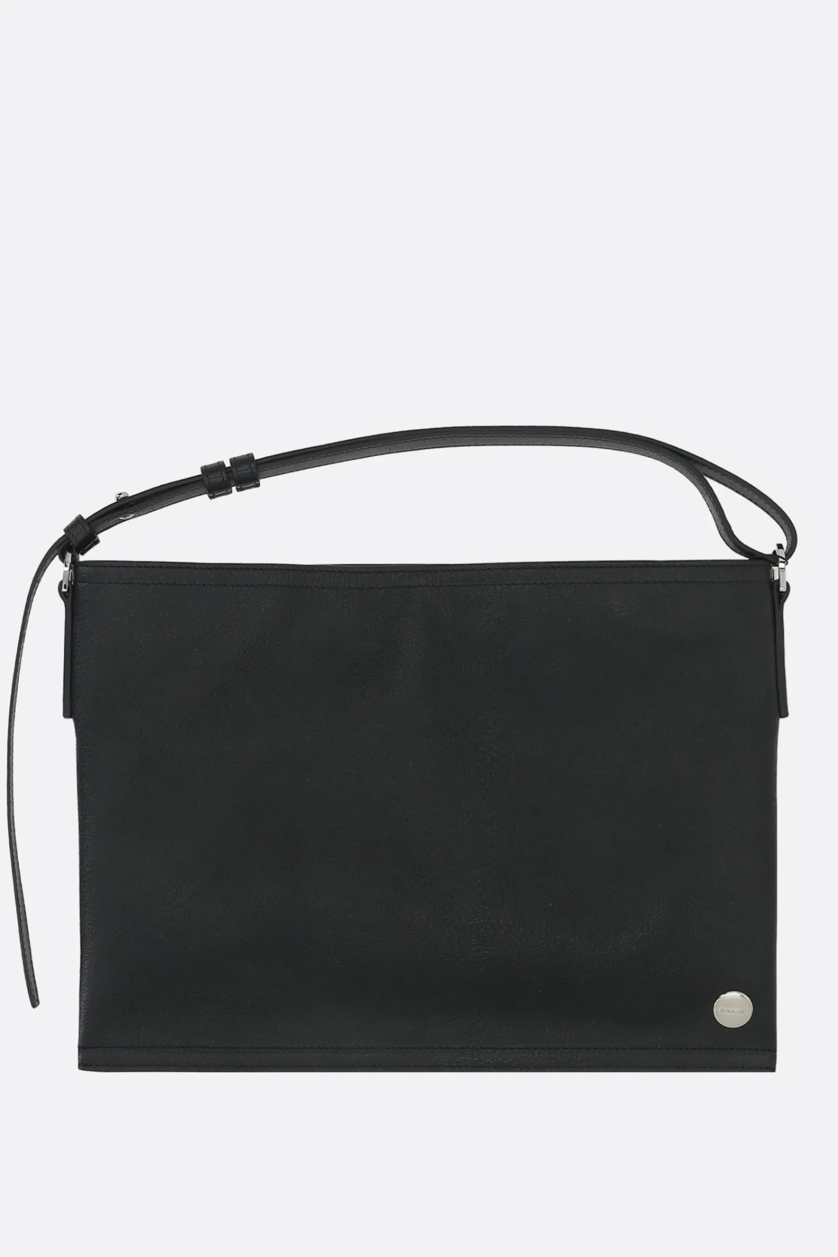 Women BORAGNO X 10 CORSO COMO Sharp small hobo bag in grainy leather