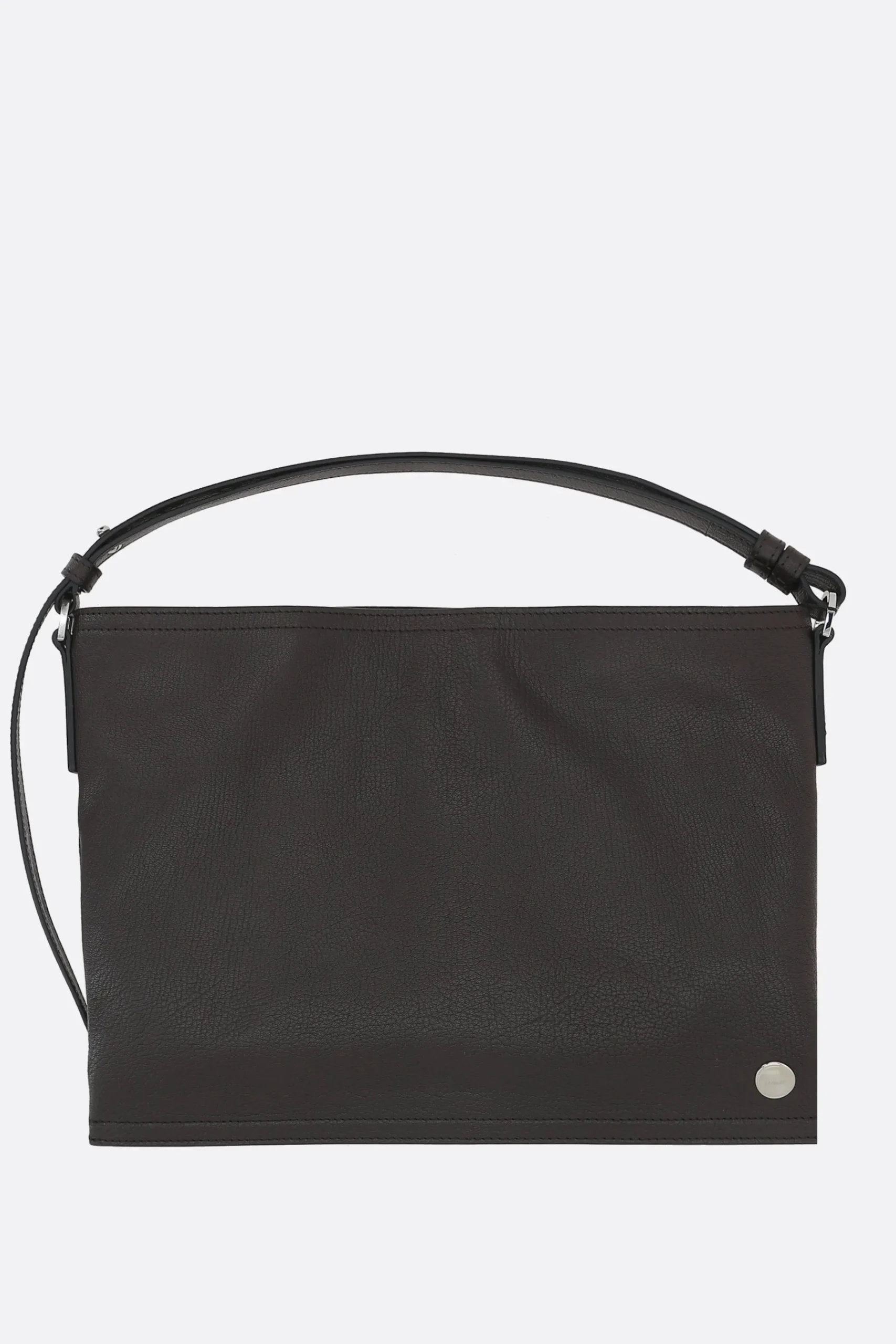 Women BORAGNO X 10 CORSO COMO Sharp small hobo bag in grainy leather