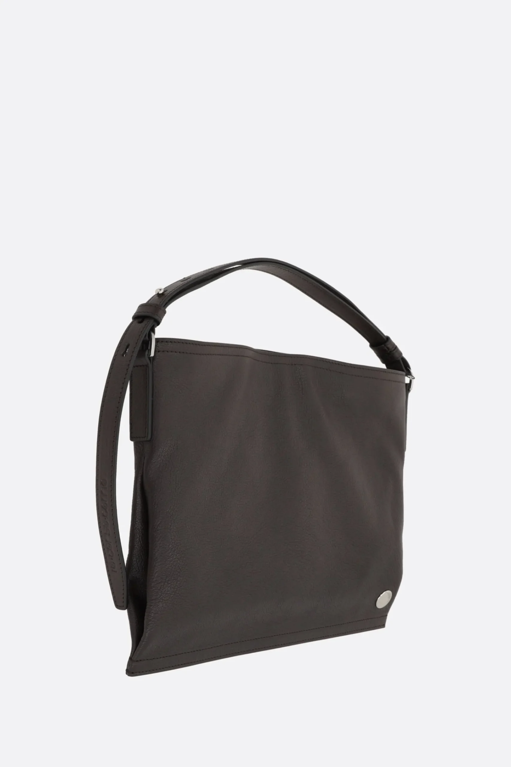 Women BORAGNO X 10 CORSO COMO Sharp small hobo bag in grainy leather