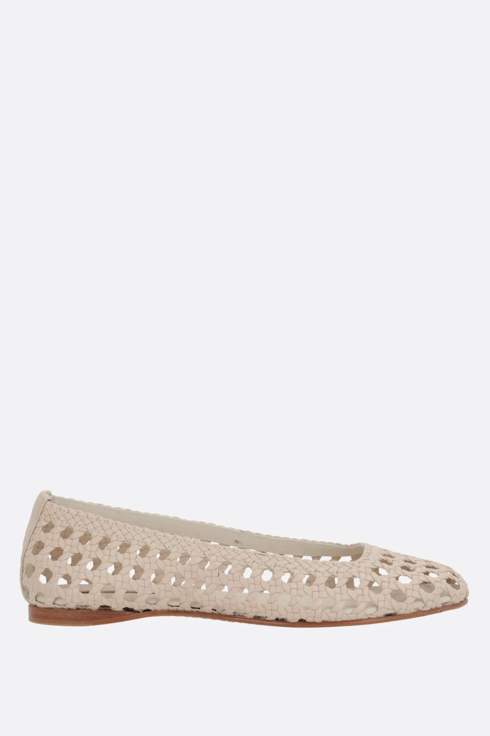 Women PALOMA BARCELO' Shell ballerinas in woven leather
