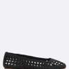 Women PALOMA BARCELO' Shell ballerinas in woven leather