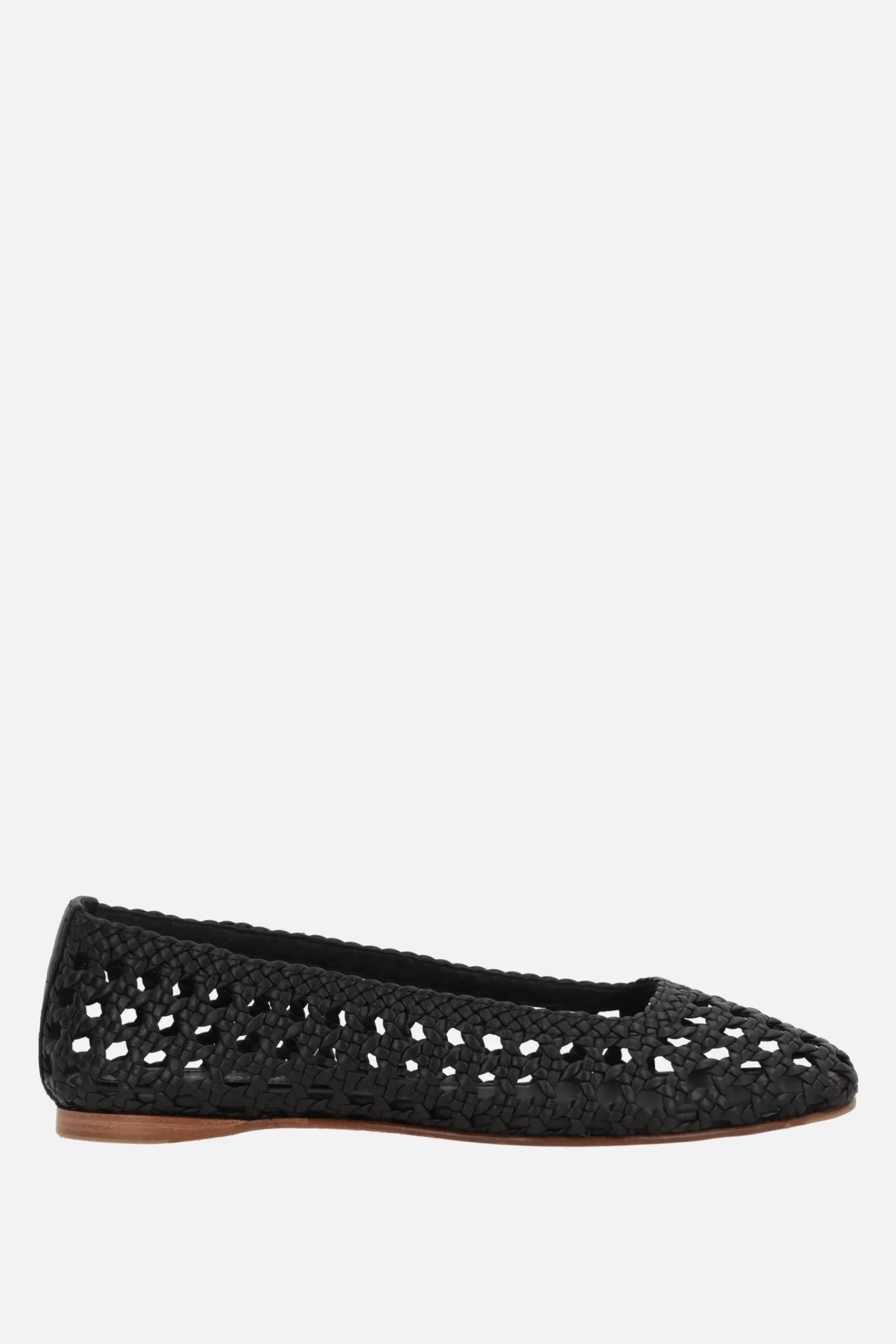 Women PALOMA BARCELO' Shell ballerinas in woven leather