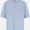 MAISON KITSUNÉ short-sleeve shirt in Chambray