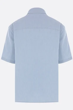 MAISON KITSUNÉ short-sleeve shirt in Chambray