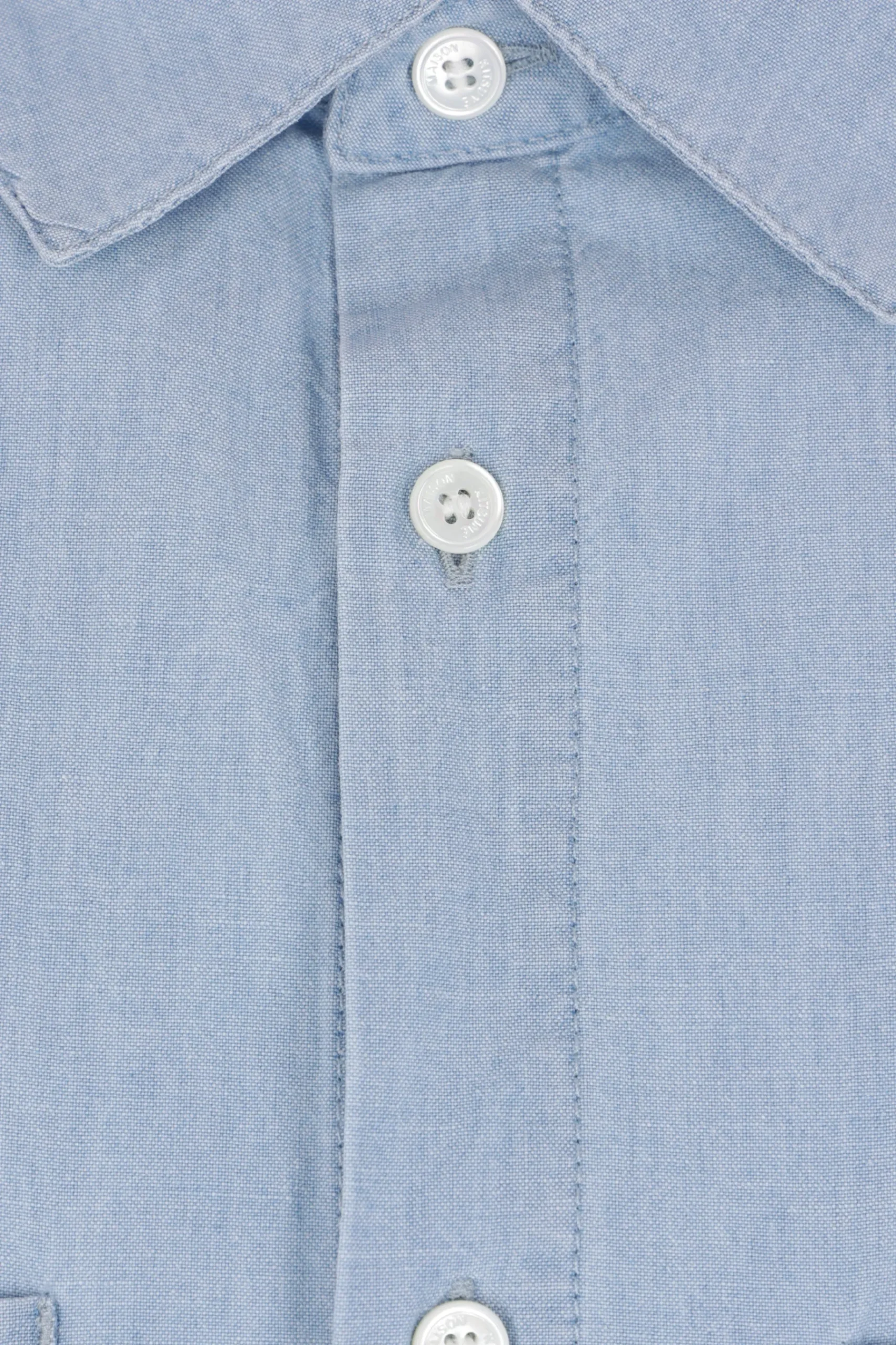MAISON KITSUNÉ short-sleeve shirt in Chambray
