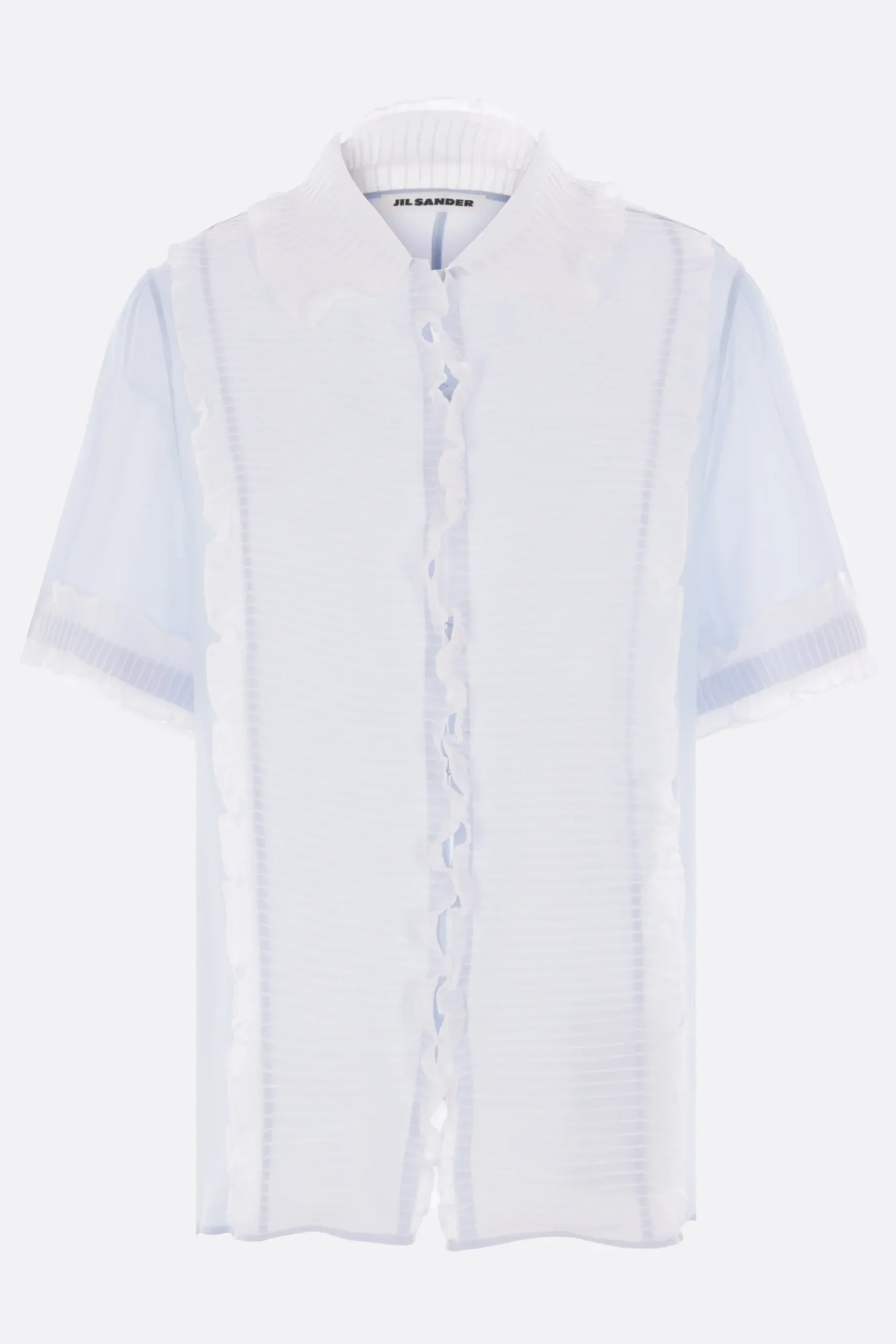 Women JIL SANDER short-sleeve shirt in georgette