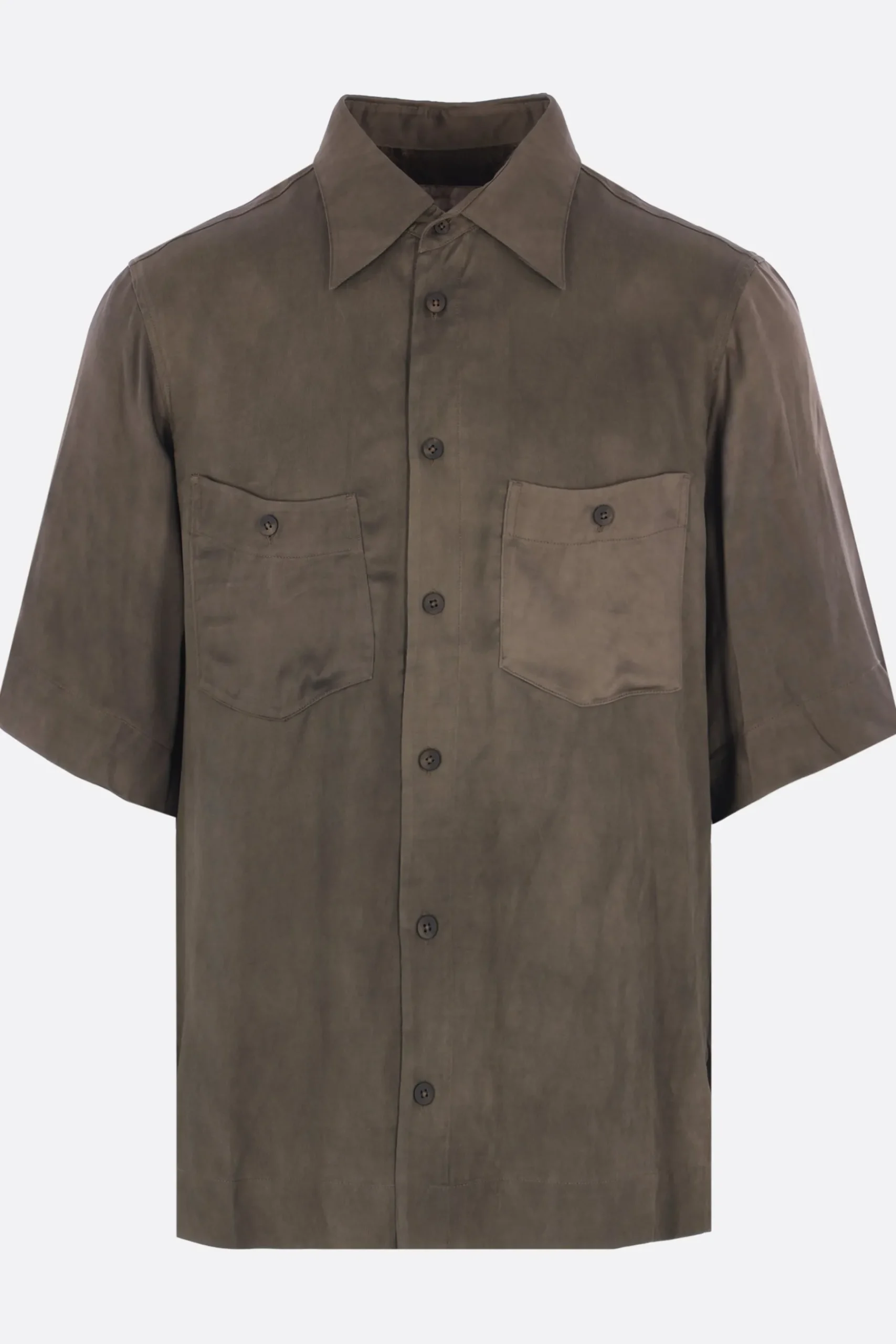 ZIGGY CHEN short-sleeve shirt in silk blend