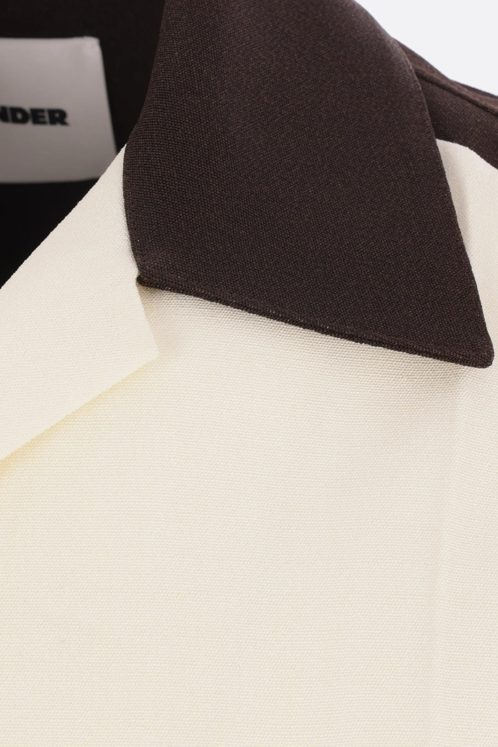 JIL SANDER short-sleeve shirt in viscose and silk