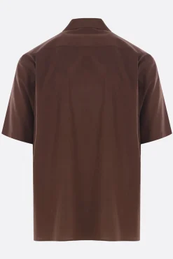AURALEE short-slevee shirt in Finx cotton