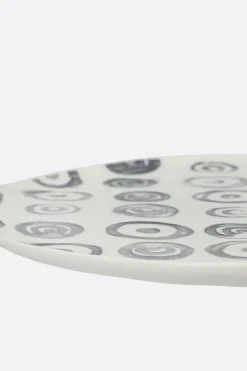10 CORSO COMO signature circles porcelain dinner plate