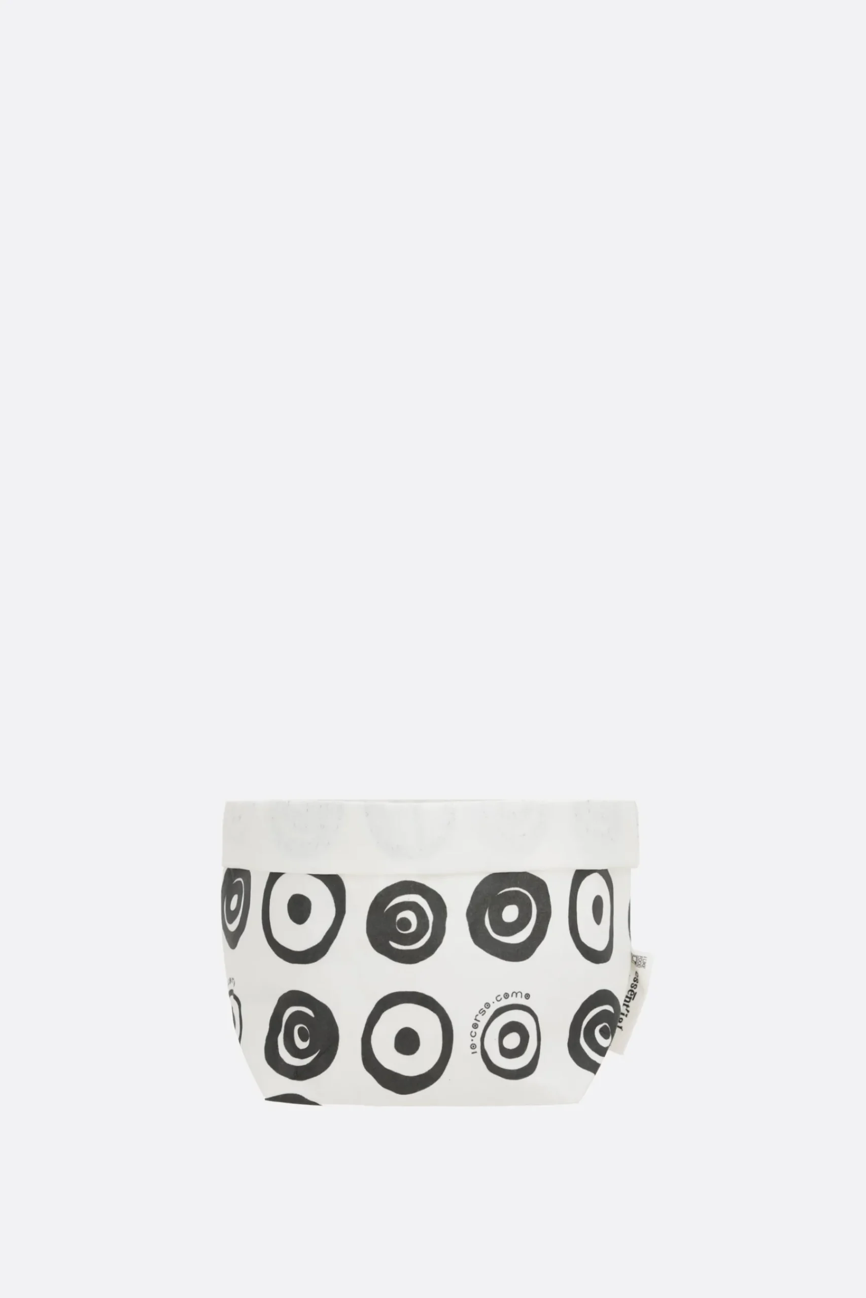10 CORSO COMO signature circles print paper small basket