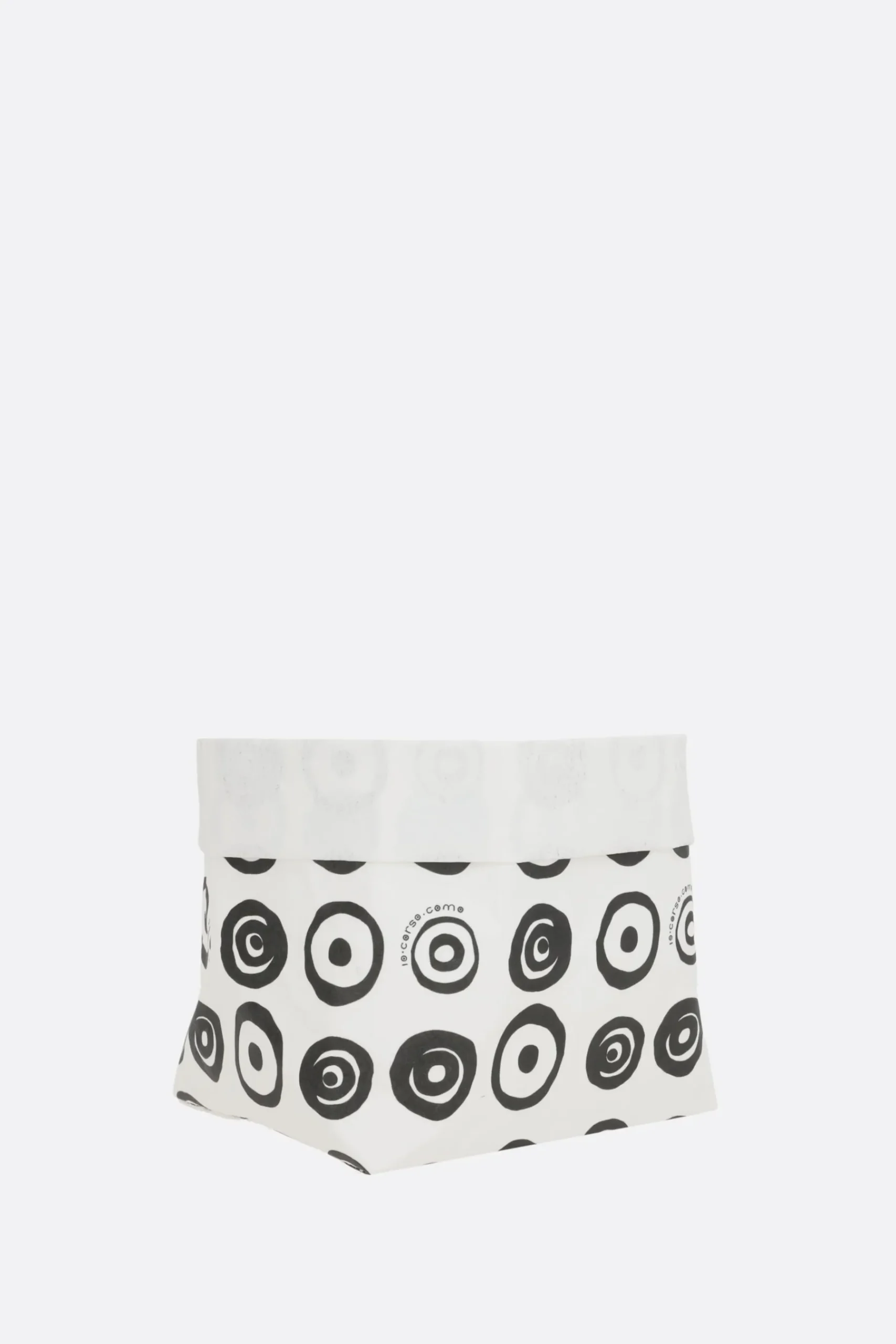 10 CORSO COMO signature circles print paper medium basket