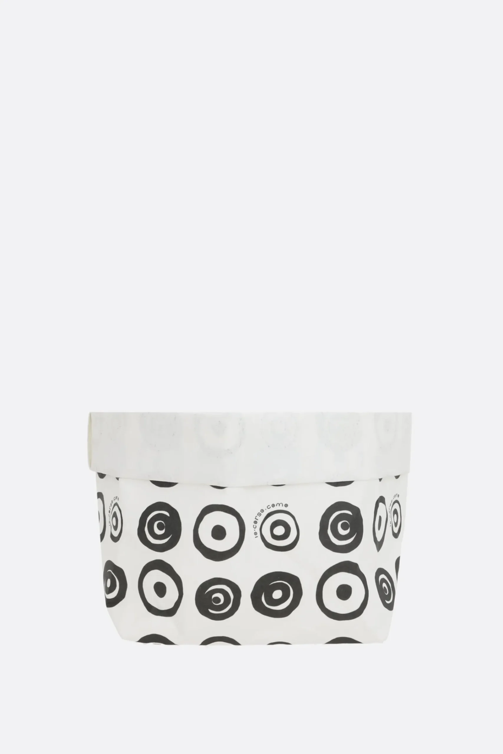 10 CORSO COMO signature circles print paper medium basket