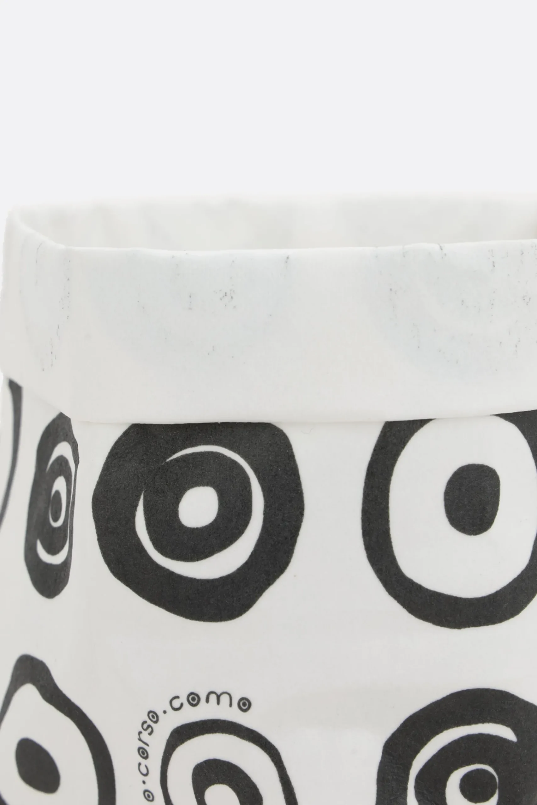 10 CORSO COMO signature circles print paper small basket