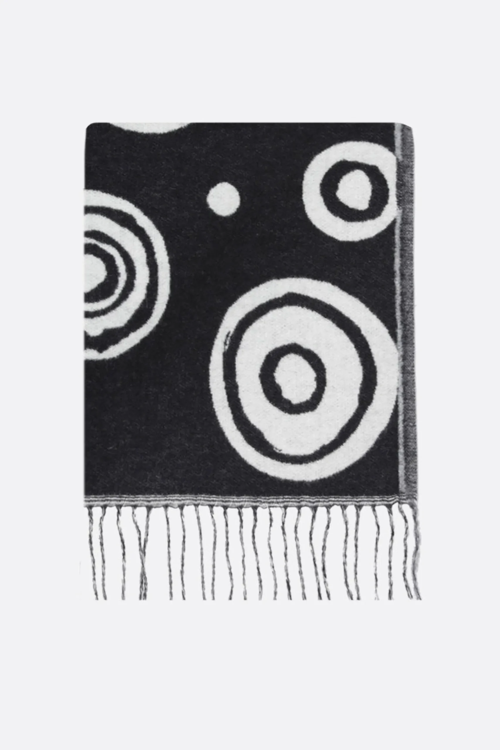 10 CORSO COMO signature circles pure new wool reversible blanket