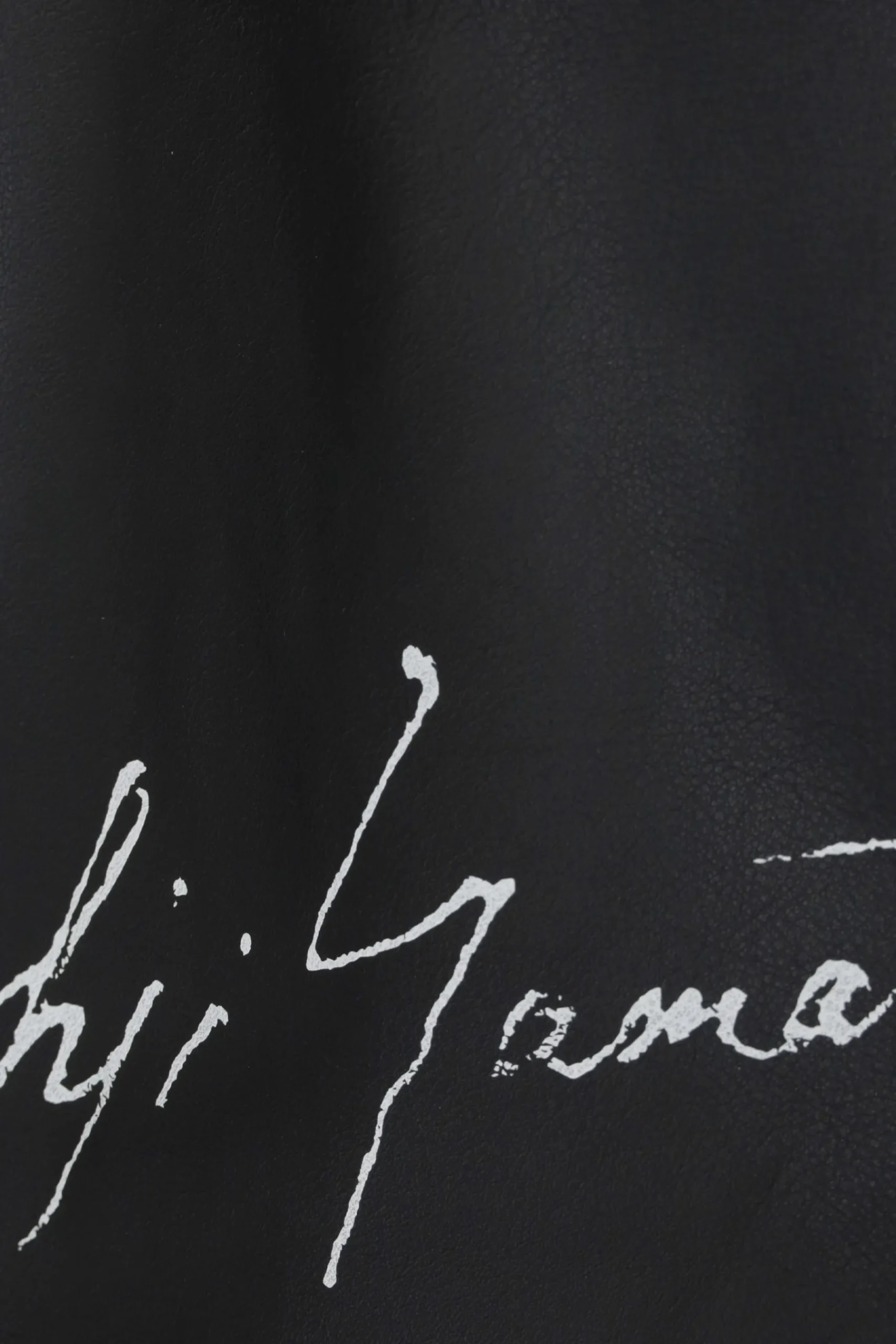 Women DISCORD YOHJI YAMAMOTO Signature large tote bag in grainy leather