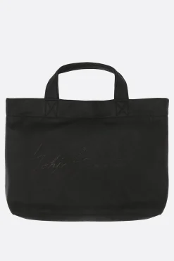 Women DISCORD YOHJI YAMAMOTO Signature mini tote bag in grainy leather