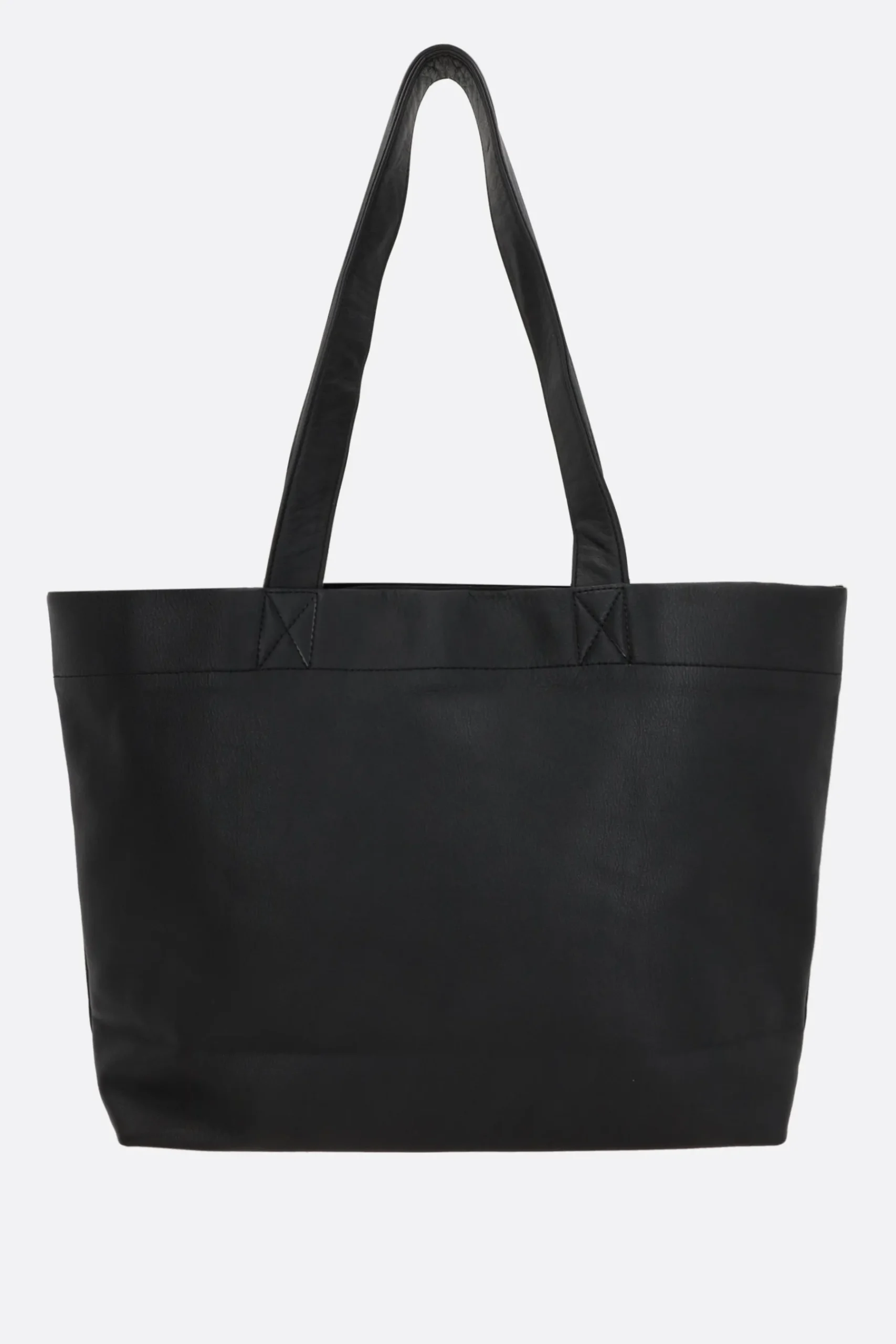 Women DISCORD YOHJI YAMAMOTO Signature tote bag in grainy leather