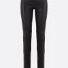Women ANN DEMEULEMEESTER Signe stretch nappa leggings