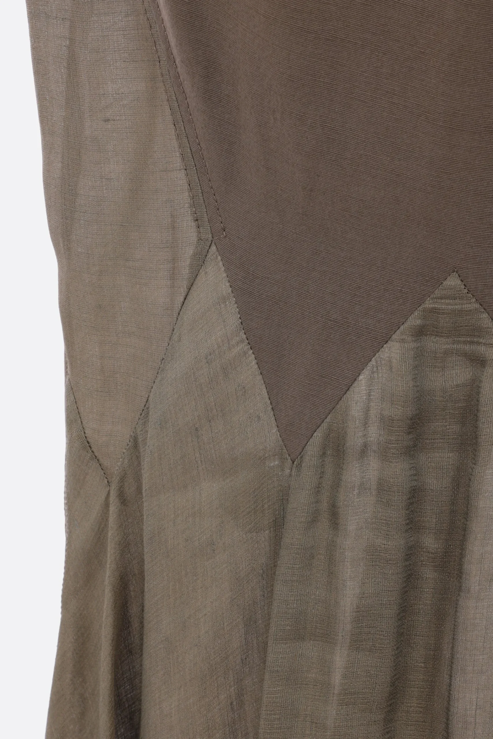 Women YEHUAFAN silk and linen mermaid skirt