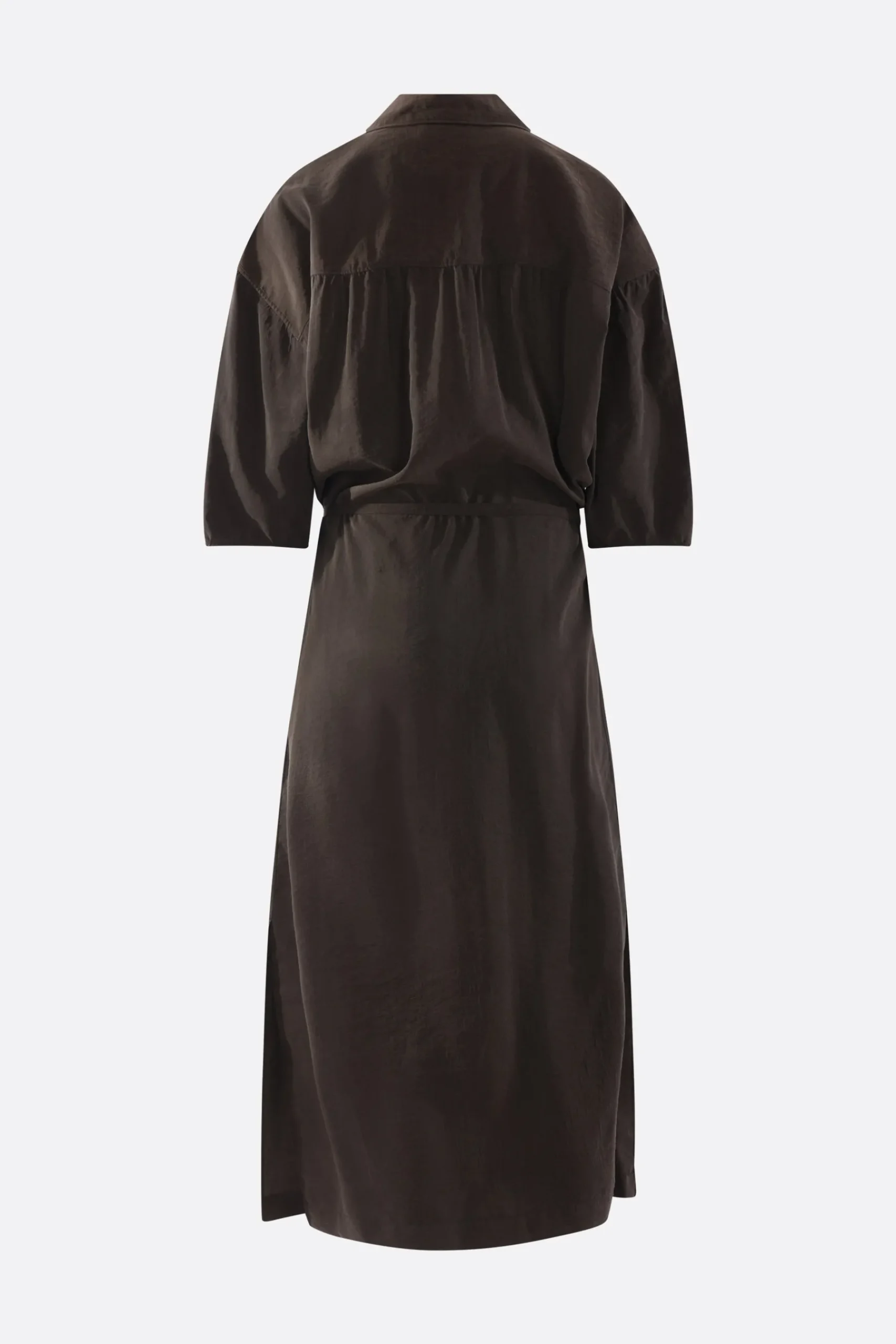 Women LEMAIRE silk blend asymmetrical shirt dress