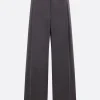 Women LEMAIRE silk blend belted relaxed trousers