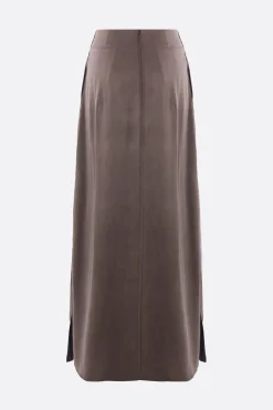 Women YEHUAFAN silk long skirt