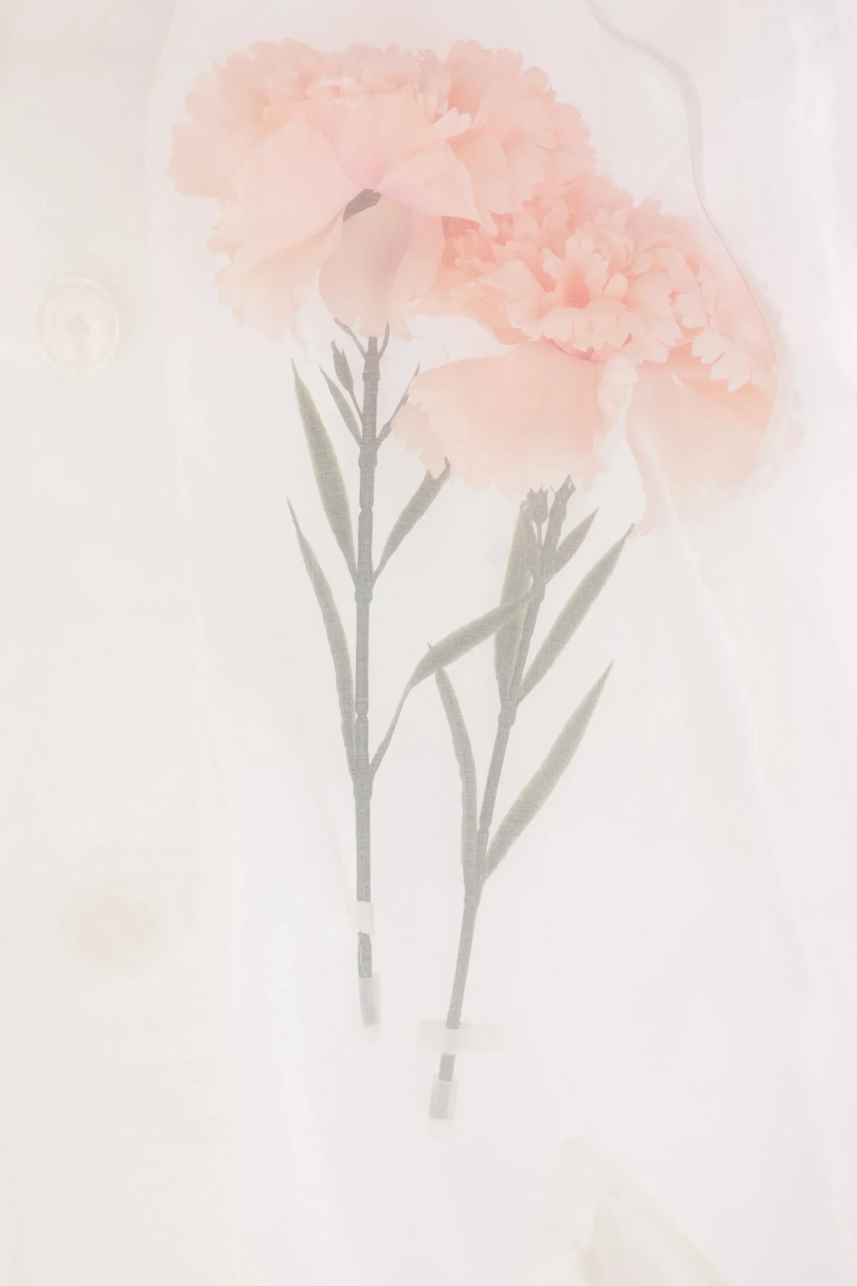 Women SIMONE ROCHA single-breasted coat in organza with flowers