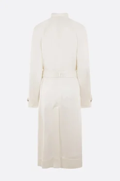 Women 10 CORSO COMO single-breasted envers satin trench coat