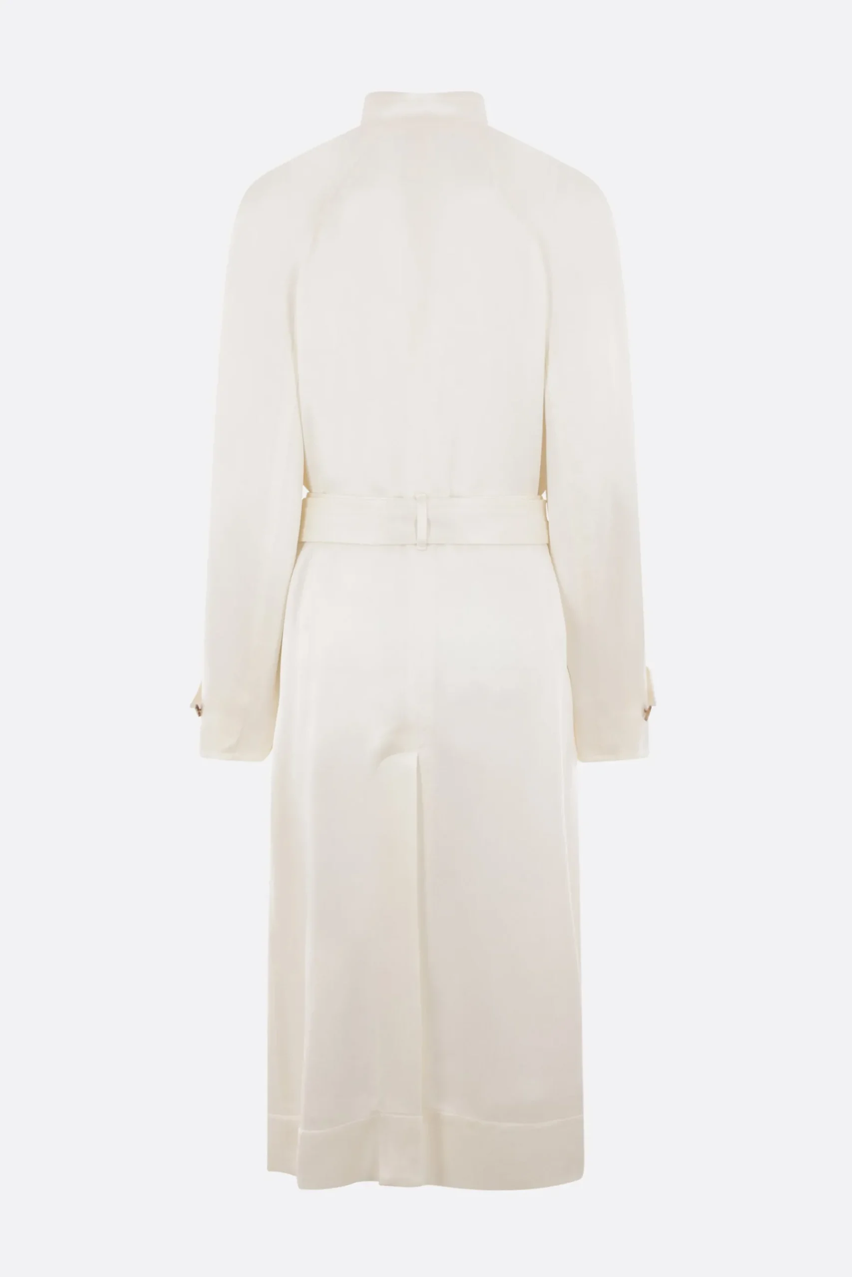 Women 10 CORSO COMO single-breasted envers satin trench coat