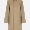 Women UNDERCOVER single-breasted gabardine trench coat