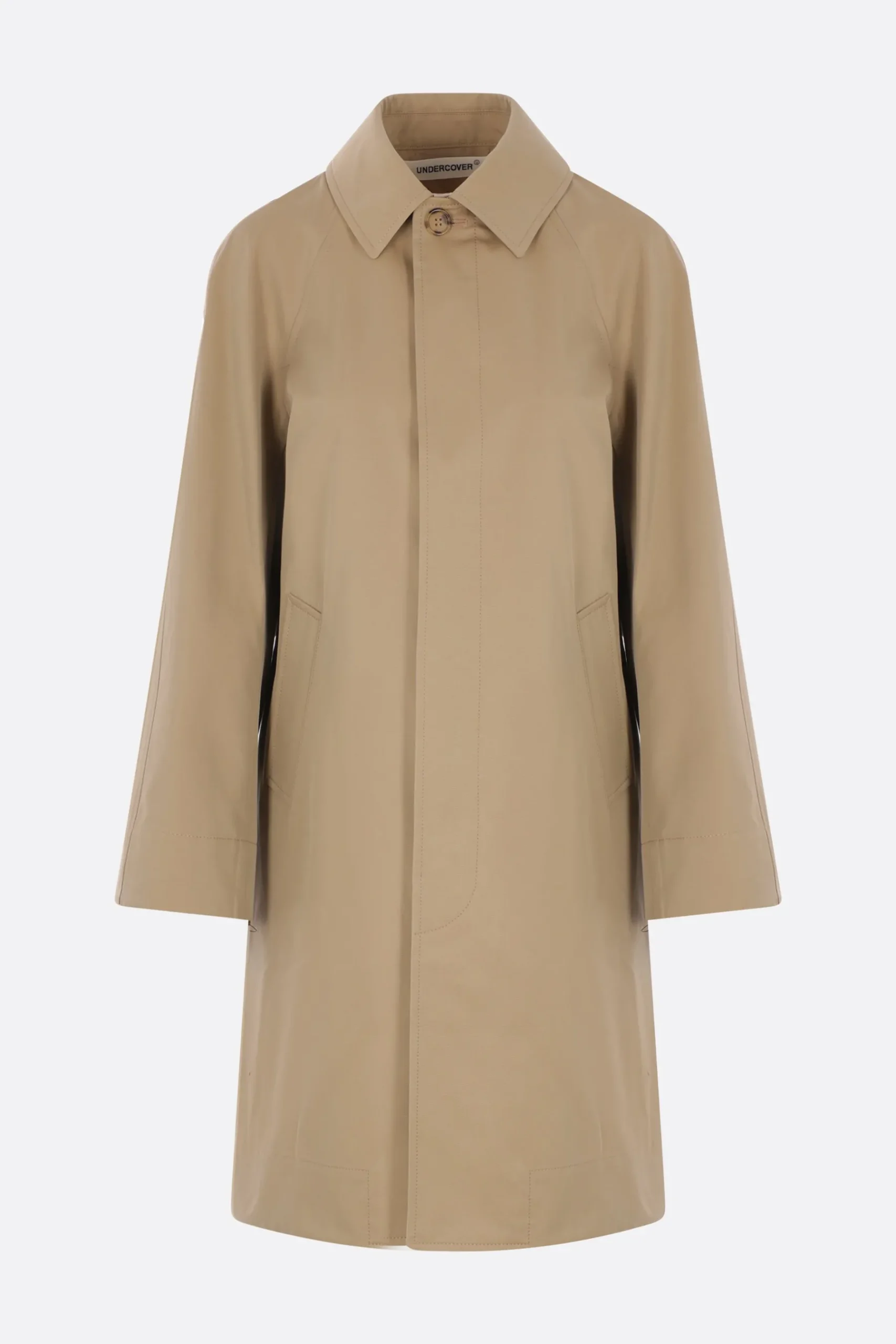Women UNDERCOVER single-breasted gabardine trench coat