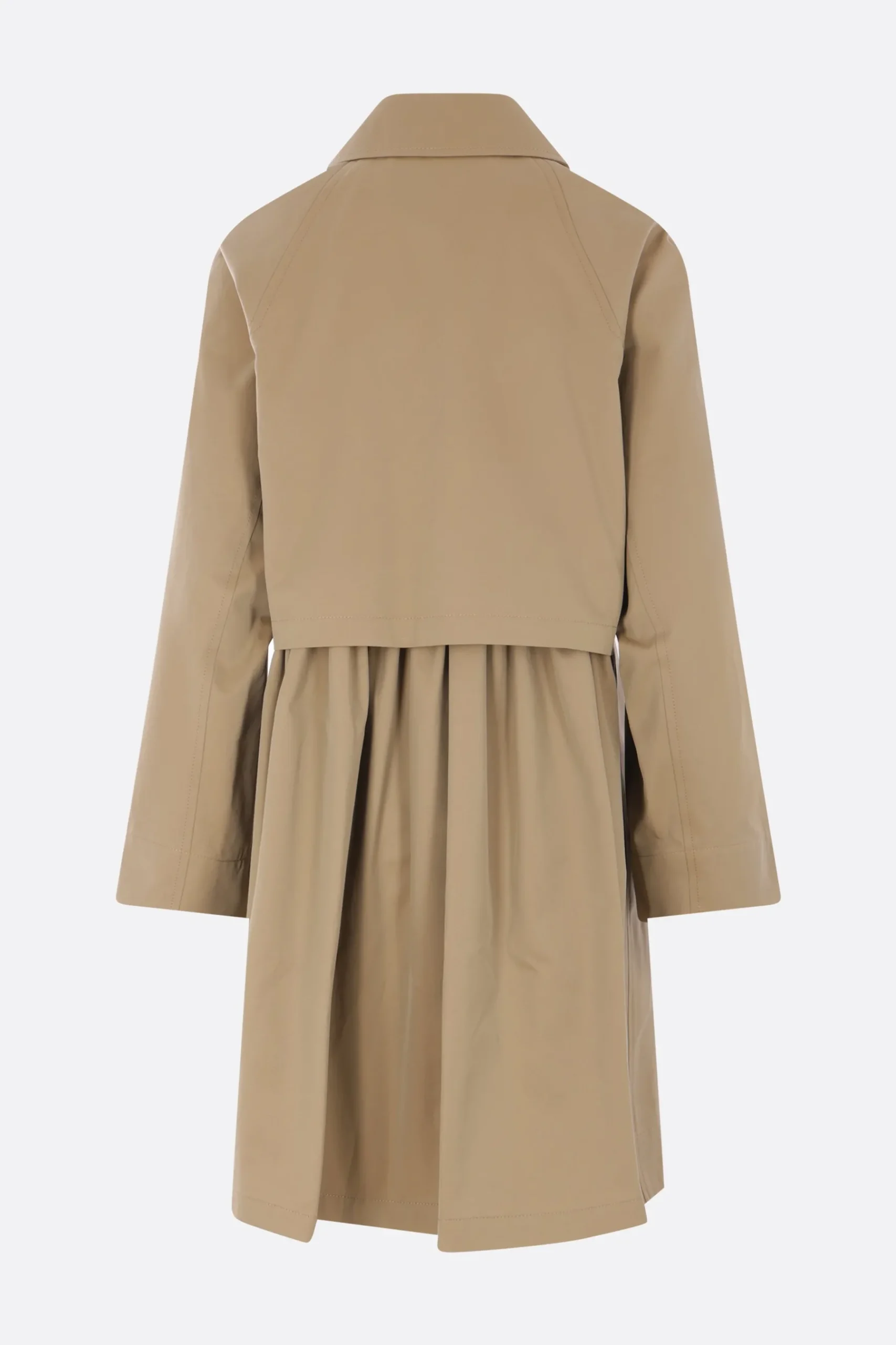 Women UNDERCOVER single-breasted gabardine trench coat
