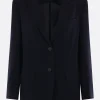 Women ALBERTO BIANI single-breasted jacket in cady