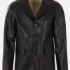 TAIGA TAKAHASHI single-breasted jacket in leather